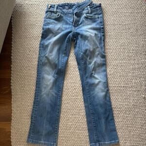 Citizen of humanity Low rise blue bootcut jeans